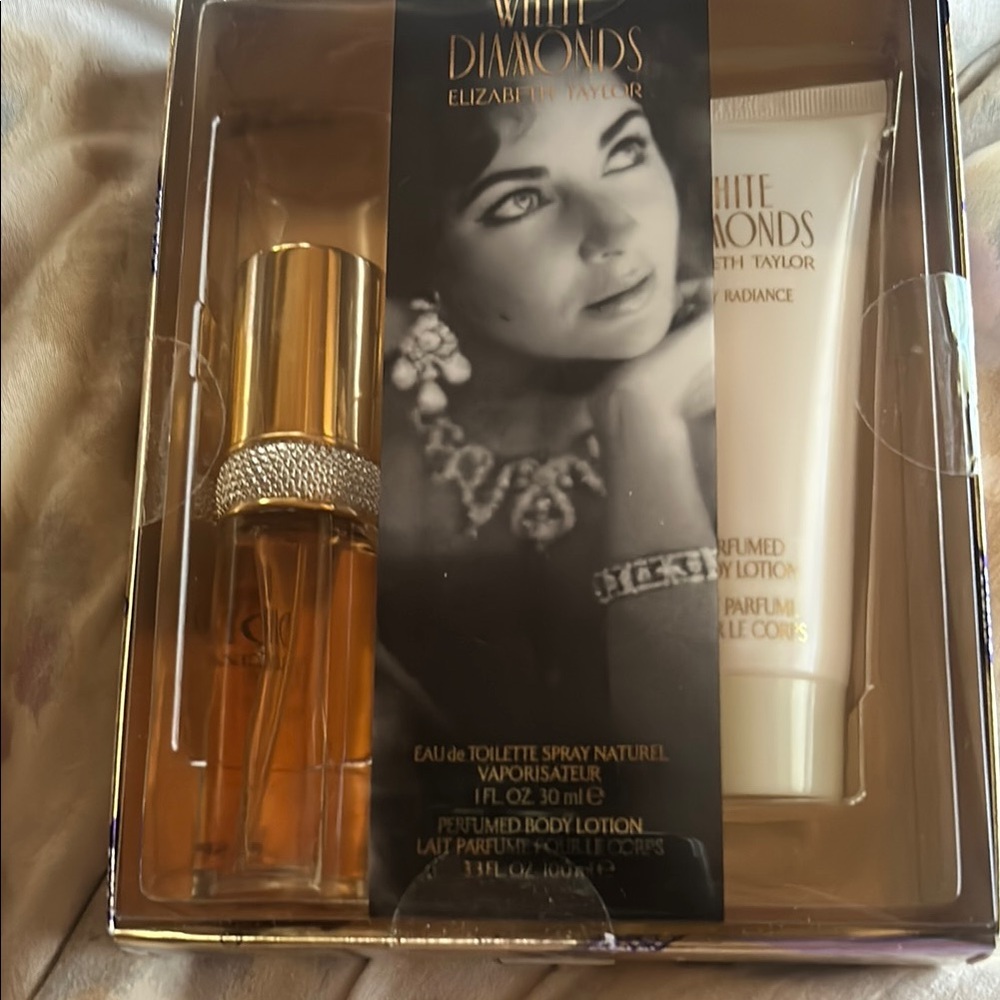 White Diamonds Perfume Set - Gold
